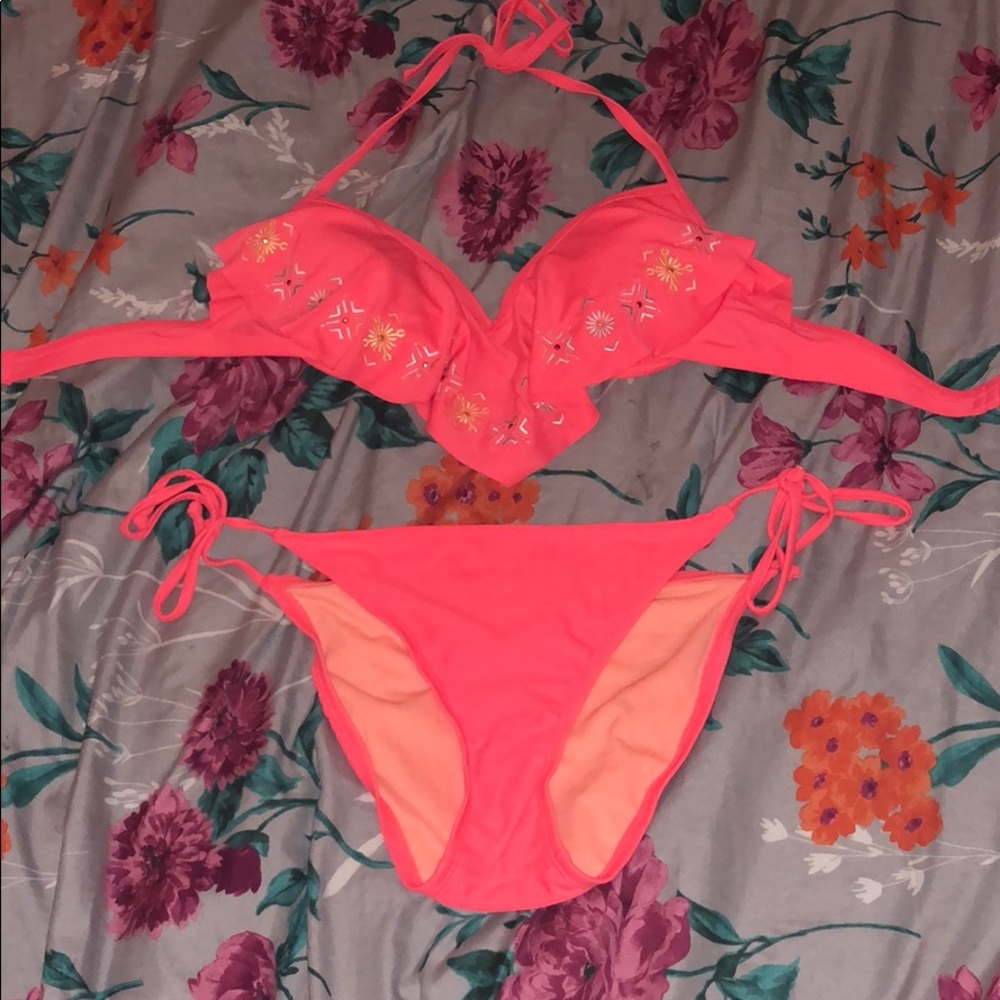 Coral Pink Bikini